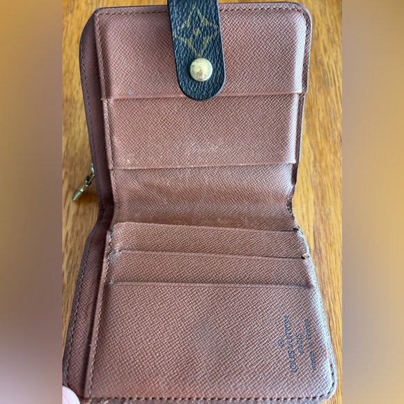 Auth Louis Vuitton Monogram Canvas Leather Zippy/Bi-fold Clutch Wallet - Picture 4 of 10